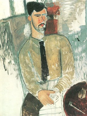 Amedeo Modigliani Bildnis Henri Laurens Wandbild