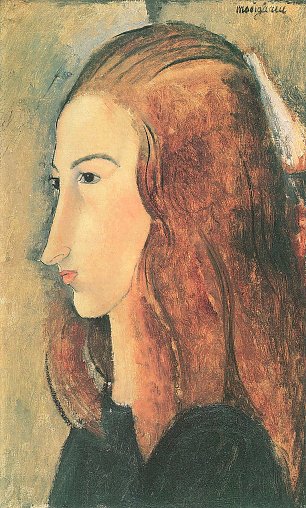 Amedeo Modigliani Bildnis Jeanne Hebuterne 1 Wandbild