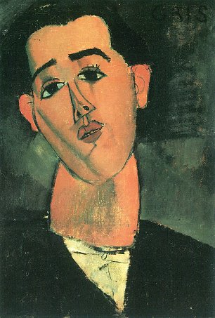 Amedeo Modigliani Bildnis Juan Gris Wandbild