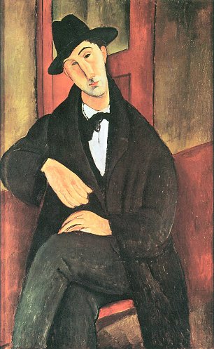 Amedeo Modigliani Bildnis Mario Varvogli Wandbild