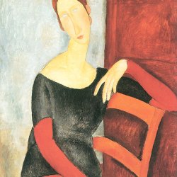 Amedeo-Modigliani-Die-Frau-des-Kuenstlers