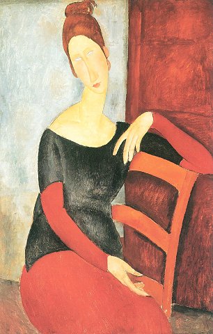 Amedeo Modigliani Die Frau des Kuenstlers Wandbild
