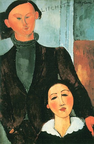 Amedeo Modigliani Jacques Lipchitzs und seine Frau Wandbild