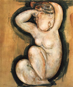 Amedeo Modigliani Kariatyde 3 Wandbild