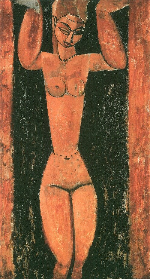 Amedeo Modigliani Kariatyde 4 Wandbild