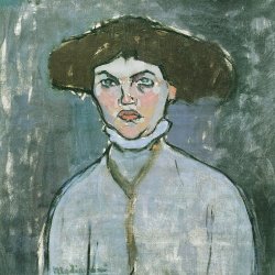 Amedeo-Modigliani-Kopf-einer-jungen-Frau