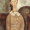 Amedeo-Modigliani-Maedchen-in-gelbem-Kleid