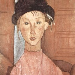 Amedeo-Modigliani-Maedchen-mit-Hut