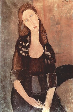 Amedeo Modigliani Portrait der Jeanne Hebuterne 1 Wandbild
