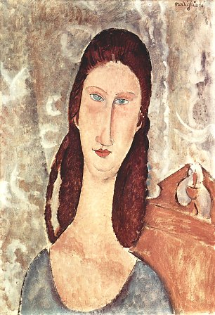 Amedeo Modigliani Portrait der Jeanne Hebuterne 2 Wandbild