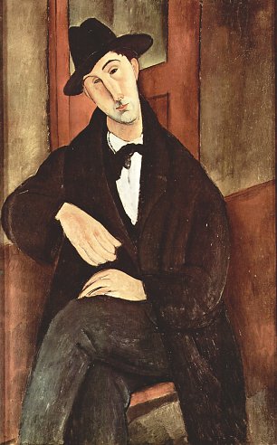 Amedeo Modigliani Portrait des Mario Varfogli Wandbild