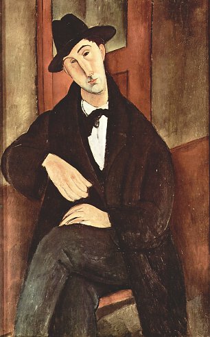 Amedeo Modigliani Portrait des Mario Varfogli Wandbild