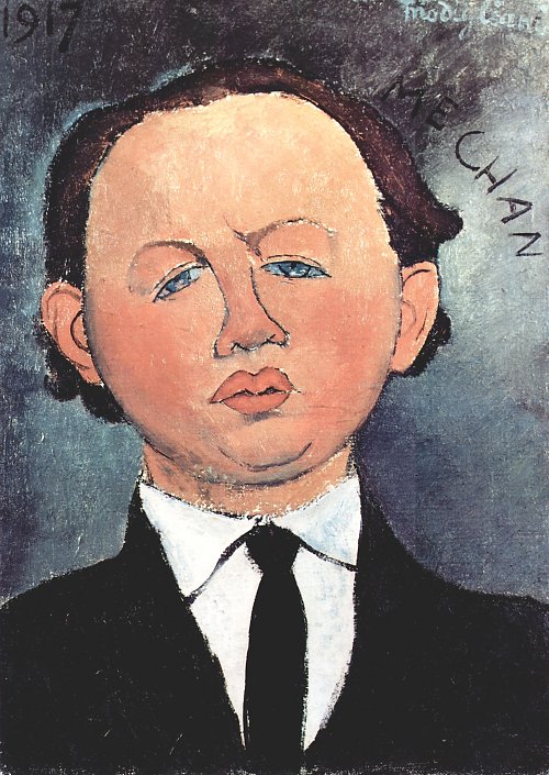 Amedeo Modigliani Portrait des Mechan Wandbild