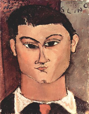 Amedeo Modigliani Portrait des Moiise Kiesling Wandbild