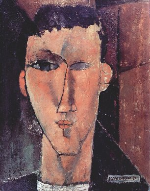 Amedeo Modigliani Portrait des Raymond Wandbild