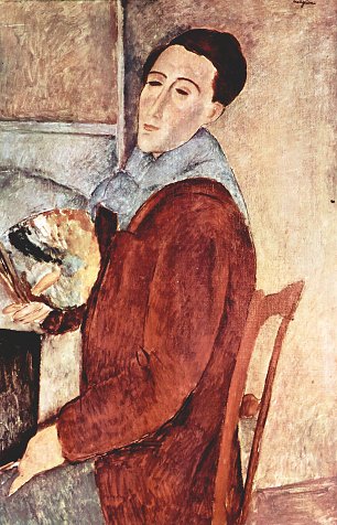 Amedeo Modigliani SelbstPortrait Wandbild
