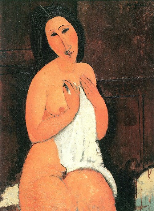 Amedeo Modigliani Sitzender Akt 2 Wandbild