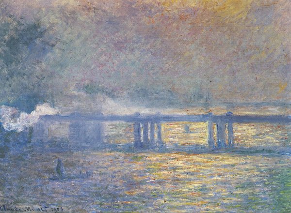 Claude Monet Charing Cross Bridge Wandbild