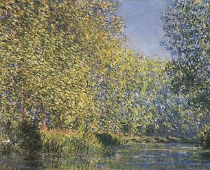 Claude Monet Eine Biegung der Epte bei Giverny Wandbild