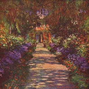 Claude Monet Gartenweg