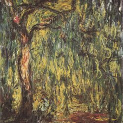 Claude-Monet-Landschaft-Trauerweide