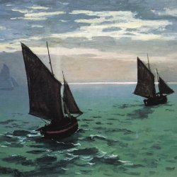 Claude-Monet-Le-Havre-Ausfahrt-der-Fischerboote-aus-dem-Hafen