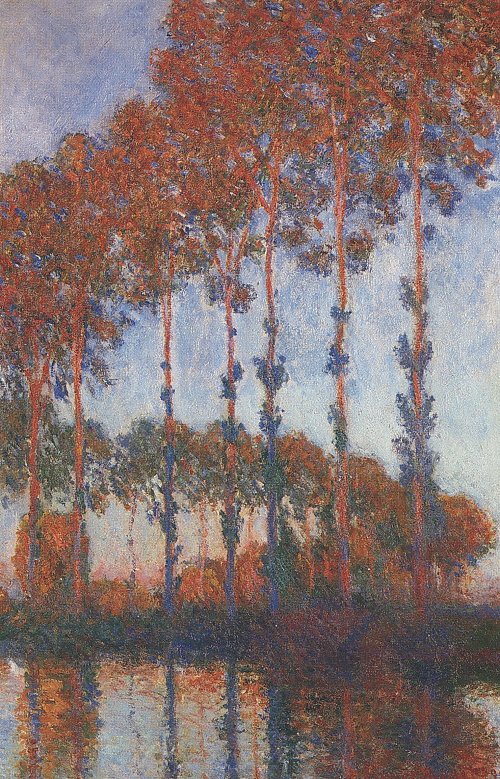 Claude Monet Pappelreihe Wandbild