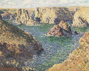 Claude Monet Port Domois Belle Ille Wandbild