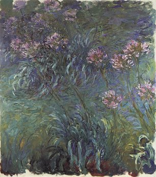 Claude Monet Schmucklilien Wandbild