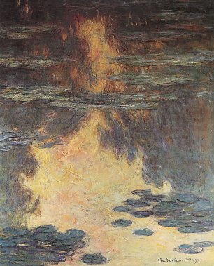 Claude Monet Seerosen Wasserlandschaft 2 Wandbild