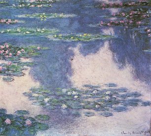 Claude Monet Seerosen Wasserlandschaft 4 Wandbild