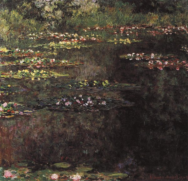 Claude Monet Seerosen Wasserlandschaft 5 Wandbild