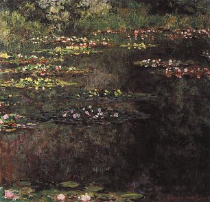 Claude Monet Seerosen Wasserlandschaft 5 Wandbild