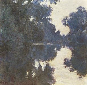 Claude Monet Seine am Morgen 2 Wandbild