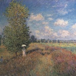 Claude-Monet-Sommer-Mohnblumenfeld