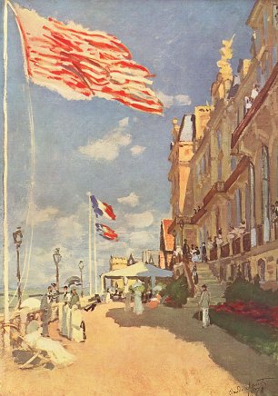 Claude Monet das Hotel des Roches Noires in Trouville Wandbild