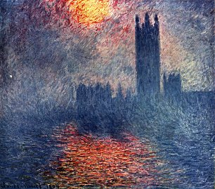 Claude Monet das Parlament in London Wandbild