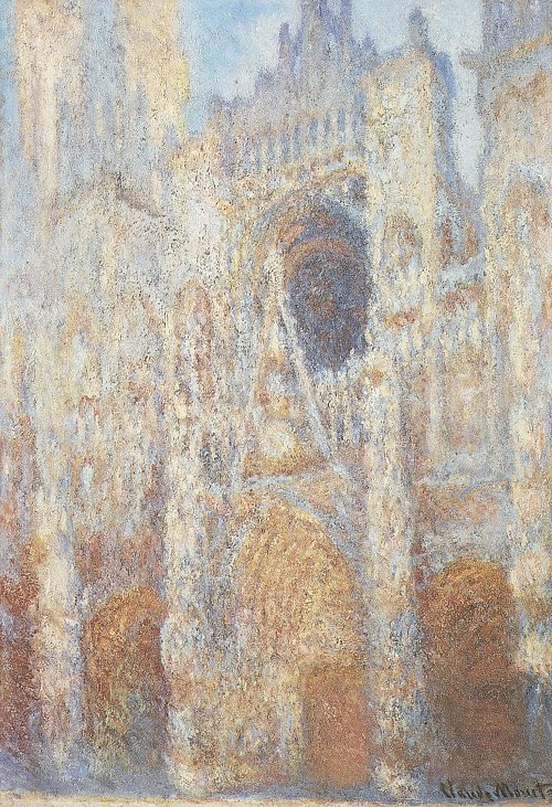 Claude Monet die Kathedrale von Rouen Westfassade am Mittag Wandbild