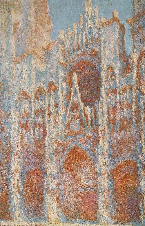 Claude Monet die Kathedrale von Rouen bei Sonnenuntergang Wandbild