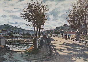 Claude Monet die Seine bei Bougival Wandbild