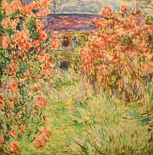 Claude Monet_Das Haus in den Rosen Wandbild