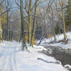 Walter-Moras-Bachlandschaft-im-Winter