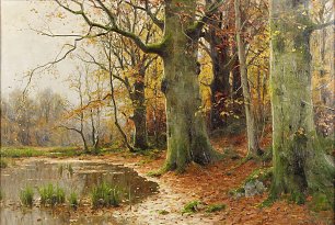 Walter Moras Herbstlandschaft Wandbild