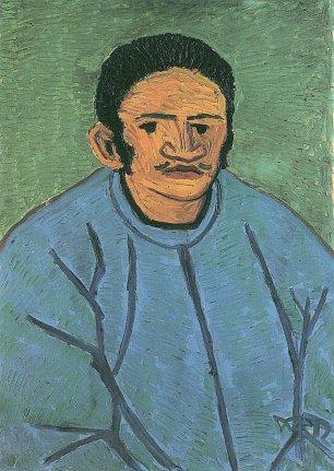 Wilhelm Morgner Selbstbildnis Wandbild