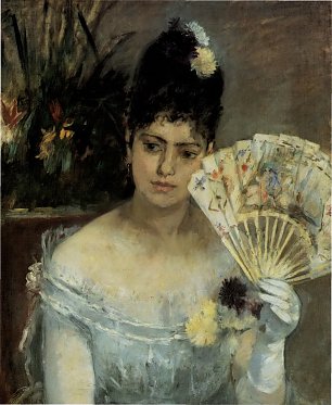 Berthe Morisot Au balL Wandbild