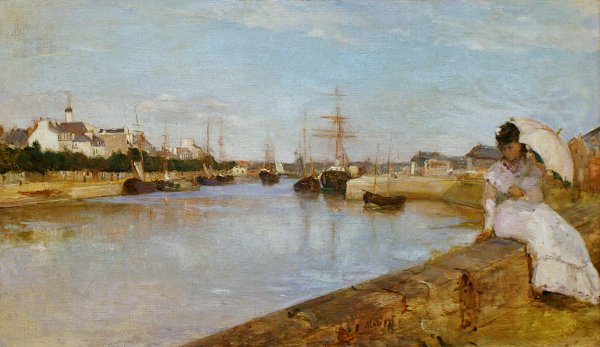 Berthe Morisot Der Hafen von Lorien Wandbild