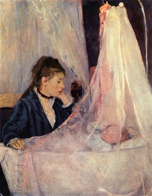 Berthe Morisot Die Wiege Wandbild