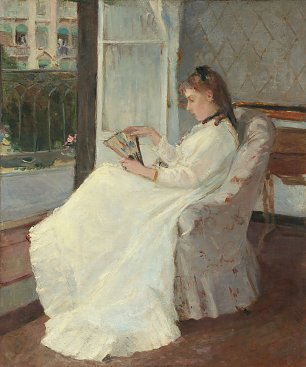 Berthe Morisot The Artists Sister at a Window Wandbild