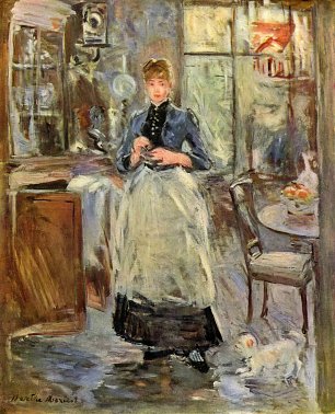 Berthe Morisot The dining room Wandbild