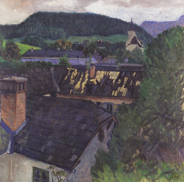 Koloman Moser Blick auf Payerbach Wandbild